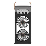 Ventilatore di raffreddamento a nebulizzazione SL617 con doppia testa umidificatrice.