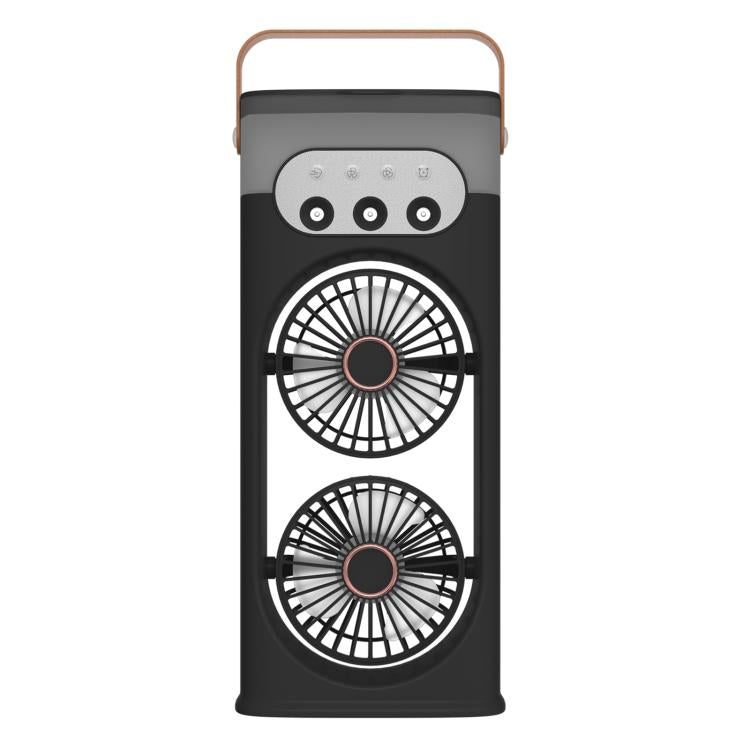Ventilatore di raffreddamento a nebulizzazione SL617 con doppia testa umidificatrice.