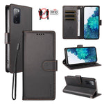 Custodia per telefono BETOPNICE in ecopelle vegana perlata con protezione RFID e cinturino., For Galaxy S20 FE / S20 FE 5G, For Galaxy S21 FE 5G