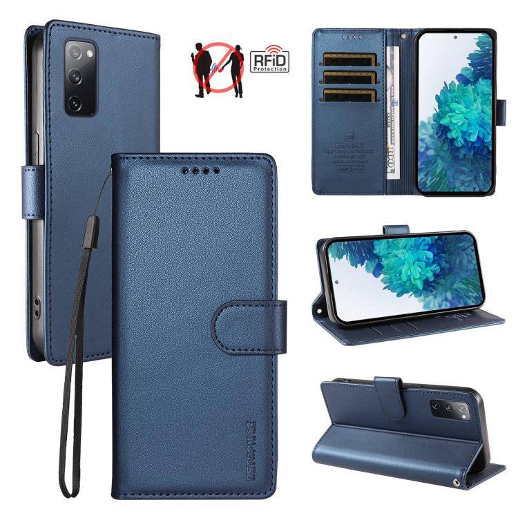 Custodia per telefono BETOPNICE in ecopelle vegana perlata con protezione RFID e cinturino., For Galaxy S20 FE / S20 FE 5G, For Galaxy S21 FE 5G
