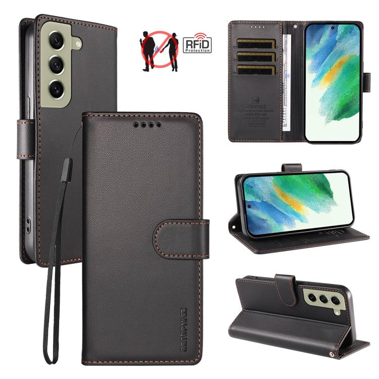 Custodia per telefono BETOPNICE in ecopelle vegana perlata con protezione RFID e cinturino., For Galaxy S20 FE / S20 FE 5G, For Galaxy S21 FE 5G