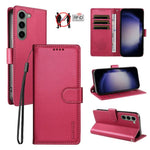Custodia per telefono BETOPNICE in ecopelle vegana perlata con protezione RFID e cinturino., For Galaxy S23 FE 5G, For Galaxy S23 Ultra 5G, For Galaxy S23+ 5G, For Galaxy S23 5G