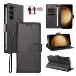 Custodia per telefono BETOPNICE in ecopelle vegana perlata con protezione RFID e cinturino., For Galaxy S23 FE 5G, For Galaxy S23 Ultra 5G, For Galaxy S23+ 5G, For Galaxy S23 5G