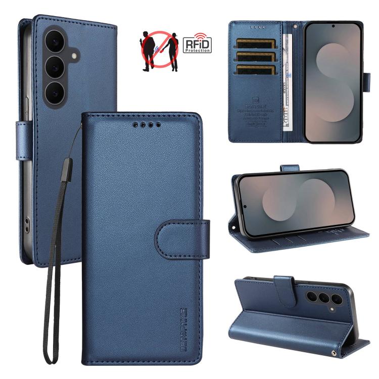 Custodia per telefono BETOPNICE in ecopelle vegana perlata con protezione RFID e cinturino., For Galaxy S25+ / S24+ 5G, For Galaxy S25 Ultra 5G, For Galaxy S24 FE 5G, For Galaxy S24 Ultra 5G