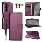 Custodia per telefono BETOPNICE in ecopelle vegana perlata con protezione RFID e cinturino., For Galaxy S25+ / S24+ 5G, For Galaxy S25 Ultra 5G, For Galaxy S24 FE 5G, For Galaxy S24 Ultra 5G