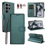 Custodia per telefono BETOPNICE in ecopelle vegana perlata con protezione RFID e cinturino., For Galaxy S25+ / S24+ 5G, For Galaxy S25 Ultra 5G, For Galaxy S24 FE 5G, For Galaxy S24 Ultra 5G