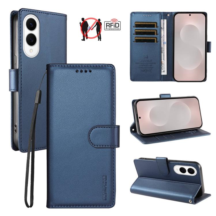 Custodia per telefono BETOPNICE in ecopelle vegana perlata con protezione RFID e cinturino., For Galaxy S26 5G, For Galaxy S25 FE 5G, For Galaxy S25 Edge 5G, For Galaxy S25 / S24 5G