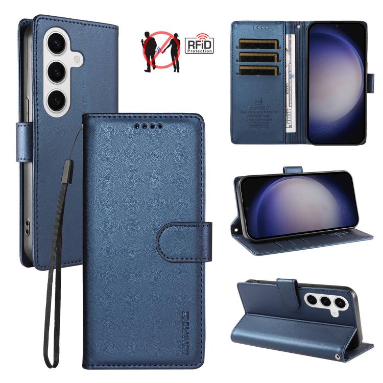 Custodia per telefono BETOPNICE in ecopelle vegana perlata con protezione RFID e cinturino., For Galaxy S25+ / S24+ 5G, For Galaxy S25 Ultra 5G, For Galaxy S24 FE 5G, For Galaxy S24 Ultra 5G
