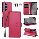 Custodia per telefono BETOPNICE in ecopelle vegana perlata con protezione RFID e cinturino., For Galaxy S26 FE 5G, For Galaxy S26+ 5G, For Galaxy S26 Edge 5G, For Galaxy S26 Ultra 5G