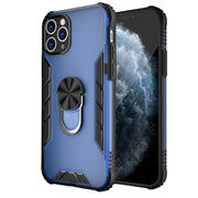 PC satinato magnetico + custodia antiurto in TPU opaco con supporto per anello, For iPhone 11 Pro, For iPhone 11, For iPhone 11 Pro Max, For iPhone XS / X