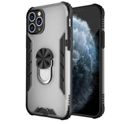 PC satinato magnetico + custodia antiurto in TPU opaco con supporto per anello, For iPhone 11 Pro, For iPhone 11, For iPhone 11 Pro Max, For iPhone XS / X