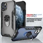 Custodia TPU opaca con anello per iPhone 11 Pro