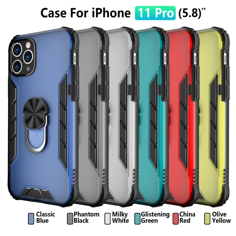 Custodia TPU opaca con anello per iPhone 11 Pro