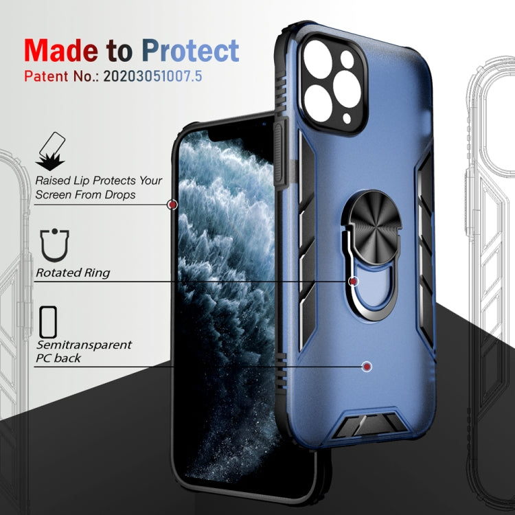 Custodia TPU opaca con anello per iPhone 11 Pro