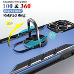 Custodia TPU opaca con anello per iPhone 11 Pro