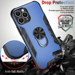 Custodia TPU opaca con anello per iPhone 11 Pro
