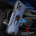Custodia TPU opaca con anello per iPhone 11 Pro