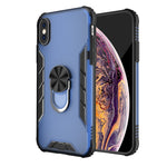 Custodia antiurto in TPU opaco con anello per iPhone XS Max
