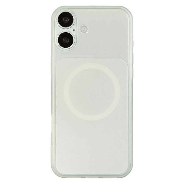 Custodia magnetica in silicone liquido per iPhone 16 e 17