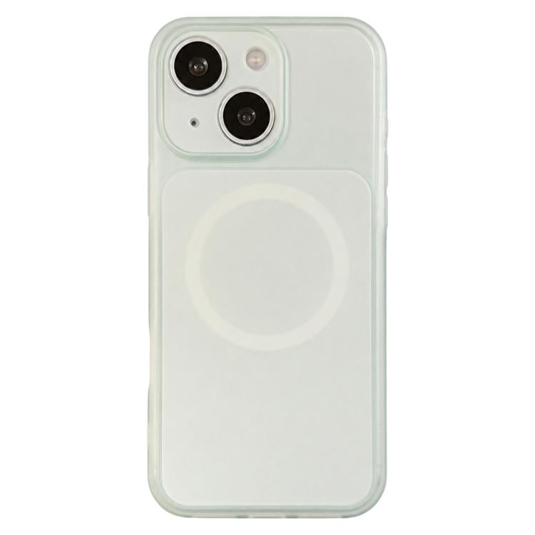 Custodia magnetica in silicone liquido per iPhone 14 e 15