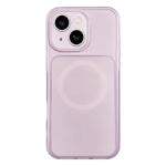Custodia magnetica in silicone liquido per iPhone 14 e 15