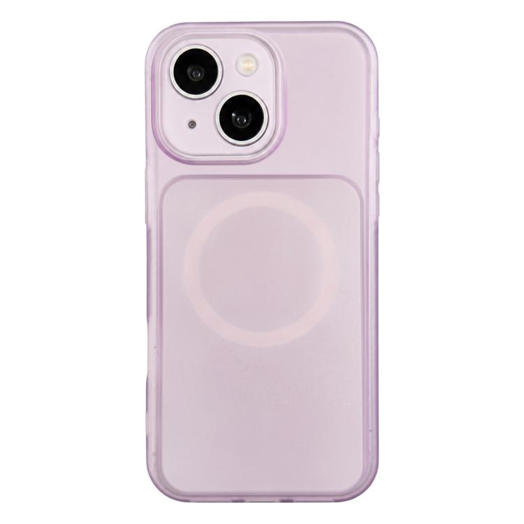 Custodia magnetica in silicone liquido per iPhone 14 e 15