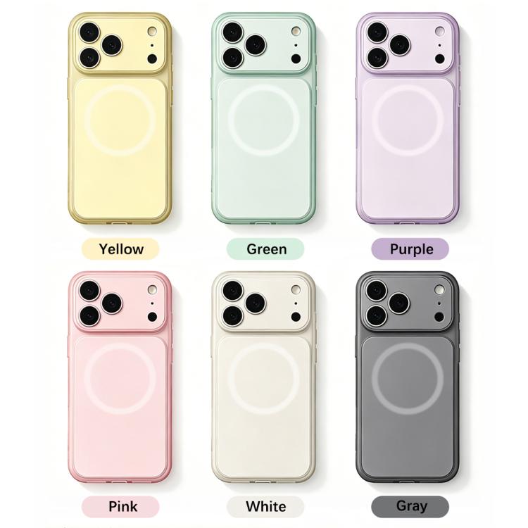 Custodia magnetica in silicone liquido per iPhone 15 e 16