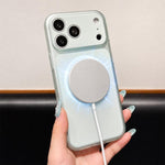 Custodia magnetica in silicone liquido per iPhone 16 e 17