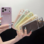 Custodia magnetica in silicone liquido per iPhone 16 e 17