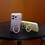 Custodia magnetica in silicone liquido per iPhone 16 e 17