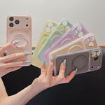 Custodia magnetica in silicone liquido per iPhone 15 e 16