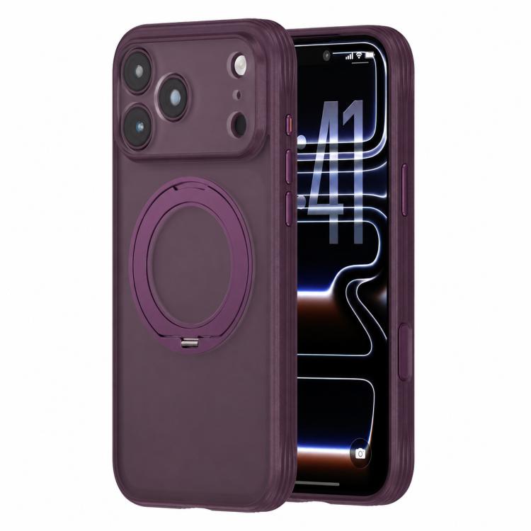 Custodia magnetica per telefono con supporto, antiscivolo e antiurto, con superficie testurizzata., For iPhone 18 Pro, For iPhone 18 Pro Max, For iPhone 17 Pro Max, For iPhone 17 Pro