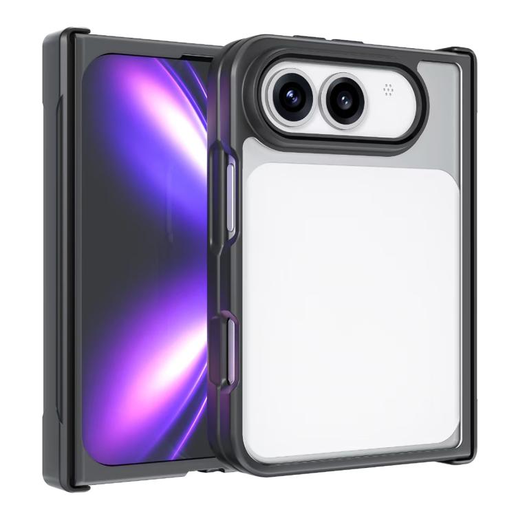 Custodia per telefono Armor Big Pore in PC ibrido TPU, For iPhone Fold