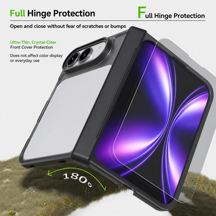 Custodia ibrida PC TPU con supporto magnetico per iPhone Fold