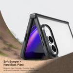 Custodia ibrida PC TPU con supporto magnetico per iPhone Fold