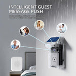 Videocitofono intelligente U9 HD da 1 MP con audio bidirezionale., Only Doorbell, Transparent Cover + Doorbell, Brown Cover + Doorbell