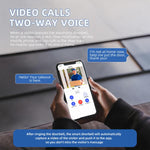 Videocitofono intelligente U9 HD da 1 MP con audio bidirezionale., Only Doorbell, Transparent Cover + Doorbell, Brown Cover + Doorbell