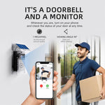Videocitofono intelligente U9 HD da 1 MP con audio bidirezionale., Only Doorbell, Transparent Cover + Doorbell, Brown Cover + Doorbell