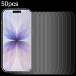 50 pezzi di pellicola in vetro temperato ad alto contenuto di alluminio da 0,18 mm, For iPhone Fold, For iPhone 18, For iPhone 18 Pro, For iPhone 18 Pro Max