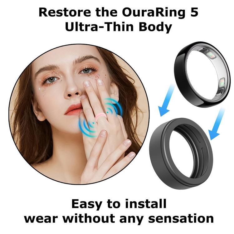 xDfind Cover in silicone per anello intelligente Oura Ring5, S, M