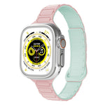 Cinturino per orologio magnetico in silicone xDfind con tre perline, For Apple Watch 42 / 44 / 45 / 46 / 49mm, For Apple Watch 38 / 40 / 41 / S11 42mm
