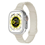 Cinturino per orologio magnetico in silicone xDfind con tre perline, For Apple Watch 42 / 44 / 45 / 46 / 49mm, For Apple Watch 38 / 40 / 41 / S11 42mm