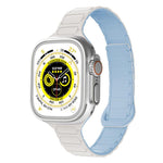 Cinturino per orologio magnetico in silicone xDfind con tre perline, For Apple Watch 42 / 44 / 45 / 46 / 49mm, For Apple Watch 38 / 40 / 41 / S11 42mm