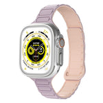 Cinturino per orologio magnetico in silicone xDfind con tre perline, For Apple Watch 42 / 44 / 45 / 46 / 49mm, For Apple Watch 38 / 40 / 41 / S11 42mm