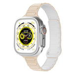 Cinturino per orologio magnetico in silicone xDfind con tre perline, For Apple Watch 42 / 44 / 45 / 46 / 49mm, For Apple Watch 38 / 40 / 41 / S11 42mm