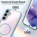 Custodia magnetica antiurto per telefono in policarbonato opaco effetto pelle., For Galaxy S25 FE / S26 FE 5G, For Galaxy S26+ 5G, For Galaxy S26 Ultra 5G, For Galaxy S26 5G, For Galaxy S24 / S25 5G, For Galaxy S25+ 5G, For Galaxy S25 Ultra 5G         ...