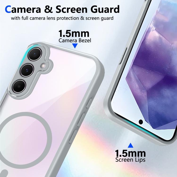 Custodia magnetica antiurto per telefono in policarbonato opaco effetto pelle., For Galaxy S25 FE / S26 FE 5G, For Galaxy S26+ 5G, For Galaxy S26 Ultra 5G, For Galaxy S26 5G, For Galaxy S24 / S25 5G, For Galaxy S25+ 5G, For Galaxy S25 Ultra 5G         ...
