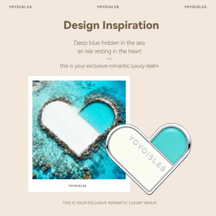 Custodia per telefono ibrida in PC e PU galvanizzato della serie Heart Island di YOYOISLES, For iPhone 16 Pro Max, For iPhone 16 Pro