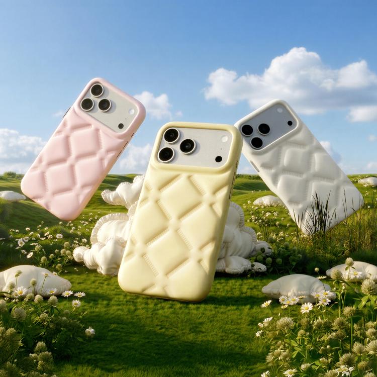 Custodia per telefono in pelle vegana della serie Cloud di YOYOISLES, For iPhone 17 Pro Max, For iPhone 17 Pro