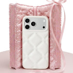 Custodia per telefono in pelle vegana della serie Cloud di YOYOISLES, For iPhone 17 Pro Max, For iPhone 17 Pro